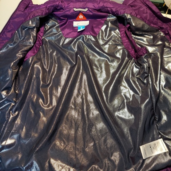 Columbia Omni Heat Vest Womens Medium Purple Insulated Quilted Full Zip Puffer - Picture 6 of 8